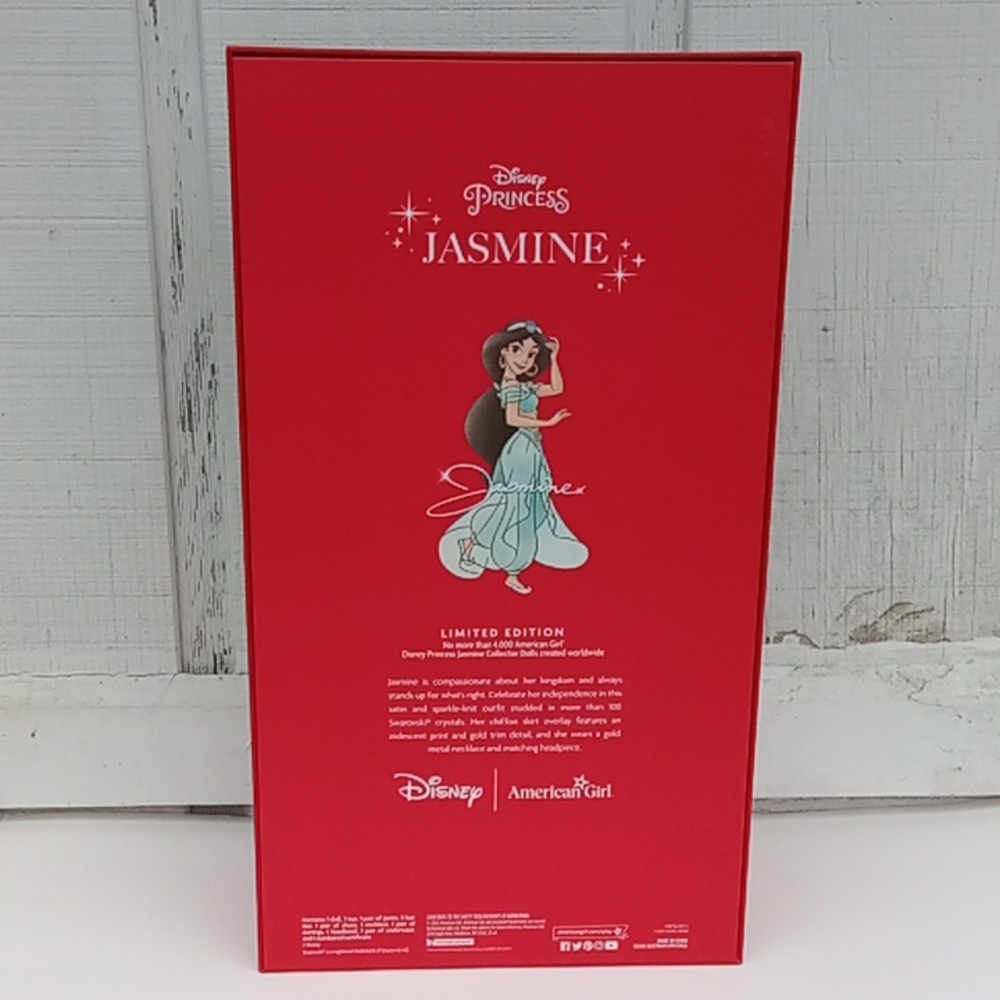 American Girl Disney Princess Jasmine Collector Series Doll With Original Box - Picture 9 of 16